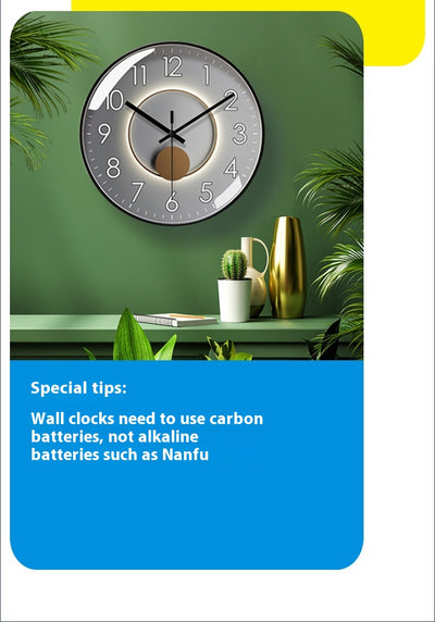 Reloj de Pared Silencioso Lujo Americano para Sala de Estar - Image 26