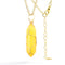 Dorado Copper Wire And Chain Amarillo Gato Eye