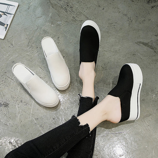 Zapatos Casuales con Elevación de 9cm - Lona Transpirable - Image 14