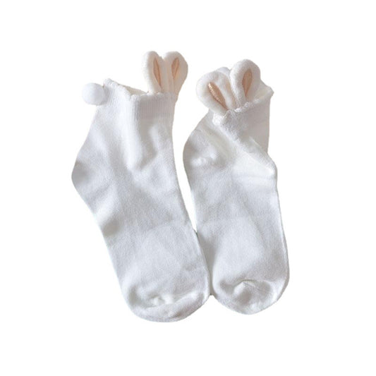 Calcetines de Algodón para Mujer Estilo Japonés Colores Lisos