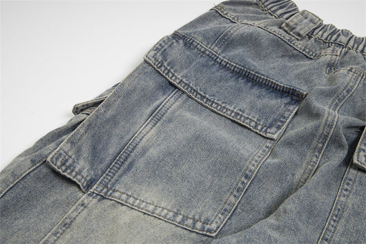 Pantalones Cargo Vaqueros Multibosillo para Hombre - Image 8