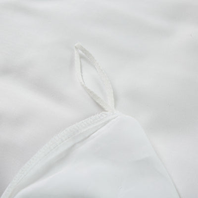 Juego de Cama de Algodón Puro Satén Blanco Lujo Hotel 4 Piezas - Image 6