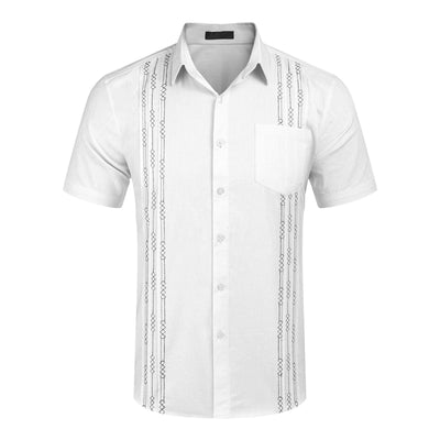 Guayabella Cuba Beach con Bolsillo - Camisa Casual de Lino - Image 9