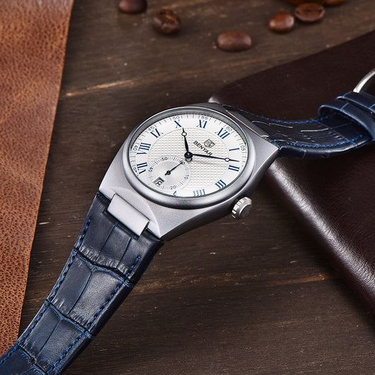 Reloj de Cuarzo Hombre Elegante Negocios Impermeable con Calendario - Image 10