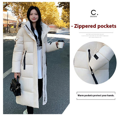Chaqueta Acolchada de Algodón Grueso - Estilo Coreano Impermeable al Frío - Image 8
