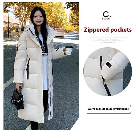 Chaqueta Acolchada de Algodón Grueso - Estilo Coreano Impermeable al Frío - Image 8