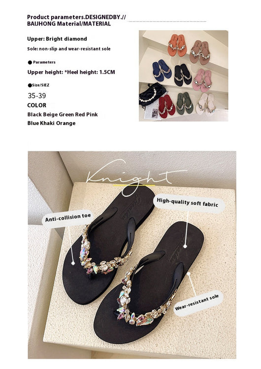 Sandalias Bohemias Planas para Playa - Chanclas Antideslizantes para Mujer - Image 20