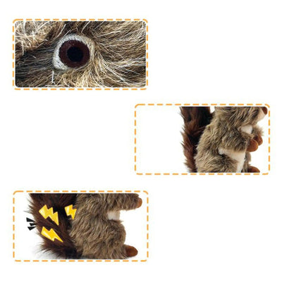 Juguete Interactivo para Perros con Sonido Chirriante - Peluche Ardilla Resistente para Masticadores Agresivos - Image 6