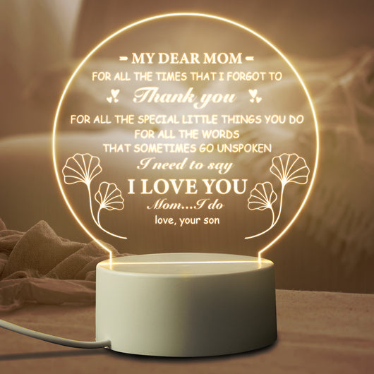 Lámpara LED Nocturna para Mamá - Luz Cálida de Cabecera - Image 8