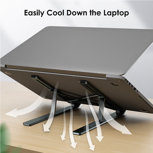 Soporte Portátil para Laptop en Aluminio Ajustable y Plegable - Image 8