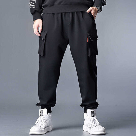 Pantalones de Trabajo Casual Talla Grande en Poliéster para Hombre