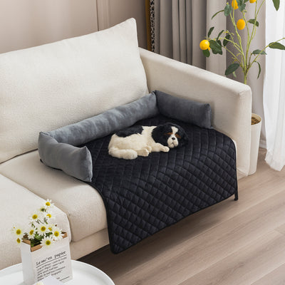 Sofá Cama para Perros Grandes - Cojín Térmico Ortopédico con Protector de Muebles - Image 7