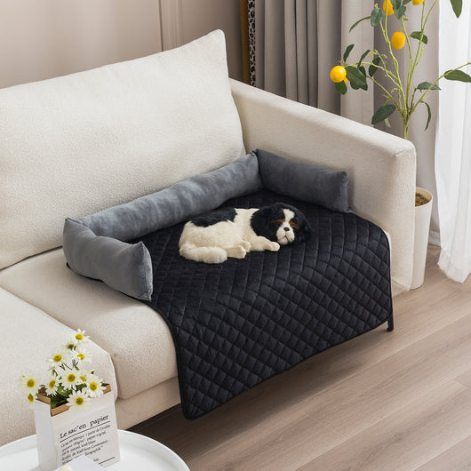Sofá Cama para Perros Grandes - Cojín Térmico Ortopédico con Protector de Muebles - Image 7