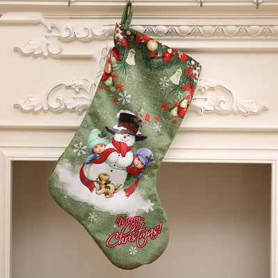 Adorno Navideño Relleno de Caramelos - Calcetín Grande para Regalos - Image 3
