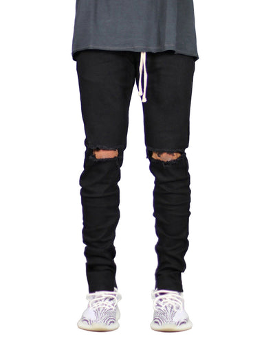 Jeans Rotos Ajustables con Cierre para Hombre - Diseño Moderno - Image 14