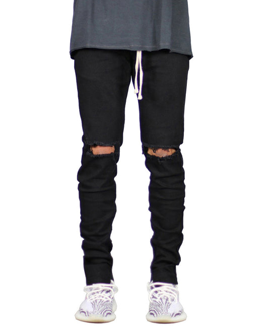 Jeans Rotos Ajustables con Cierre para Hombre - Diseño Moderno - Image 14