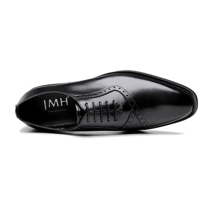 Zapatos de Novio Clásicos Puntiagudos Retro para Hombre - Image 6