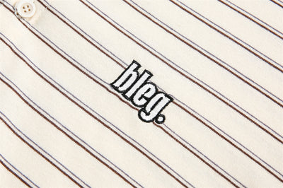 Camiseta Manga Larga Rayas Retro Americana con Bordado para Hombre - Image 13