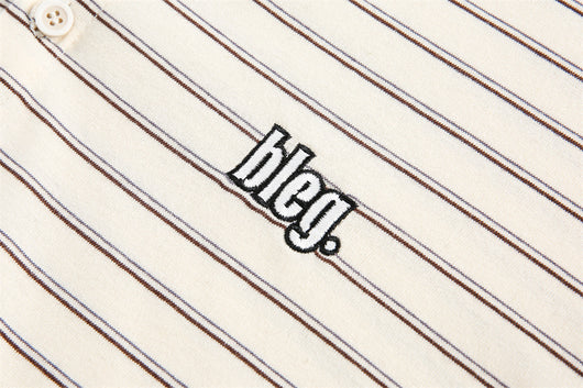 Camiseta Manga Larga Rayas Retro Americana con Bordado para Hombre - Image 13