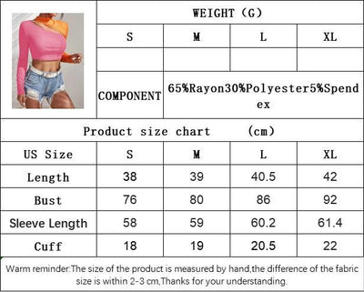 Blusa Larga Slim Fit con Diseño Calado y Bloques de Color - Image 7