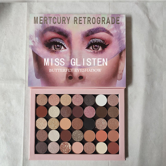 Paleta de Sombras Magnética con Acabado Mate y Brillo Resistente al Sudor