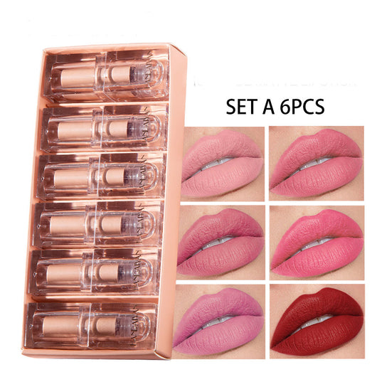 Set de Labiales Mate Tubo Cristal Cuadrado - Image 7