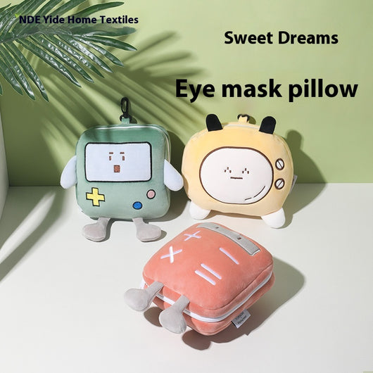 Almohada Cervical en U con Bolsillo de Almacenamiento para Viajes