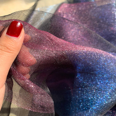 Pañuelo de Seda Degradado Versátil para Mujer - Image 11