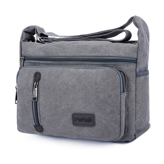 Bolsa Mensajera Retro Hombre con Diseño de Capas - Image 10