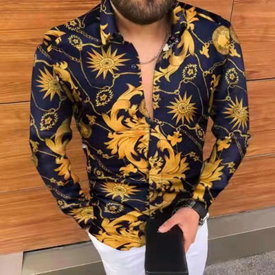 Camisa Casual Entallada de Manga Larga para Hombre - Image 8