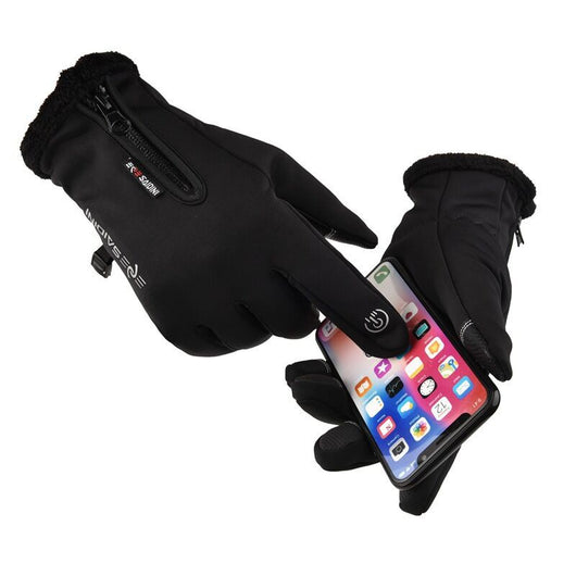 Guantes de Invierno para Hombre con Pantalla Táctil, Cierre de Cremallera e Impermeables - Image 12