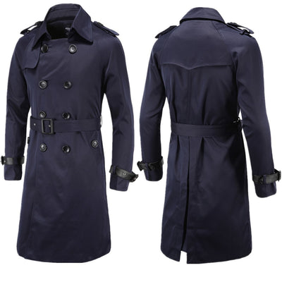 Chaqueta Cortavientos Doble Botonadura Slim Fit para Hombre - Image 16