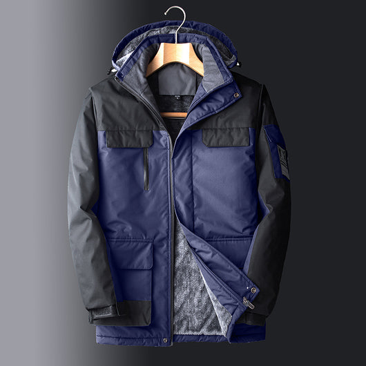 Traje de Montaña Impermeable y Cálido con Capucha Desmontable - Image 9