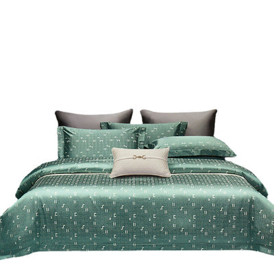 Juego de Cama Jacquard Algodón Premium de 4 Piezas - Image 4