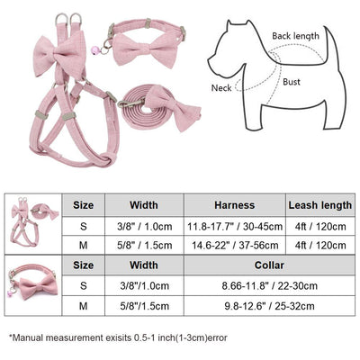 Arnés para Perro Ajustable con Correa y Collar - Diseño Suave y Adorable - Image 13