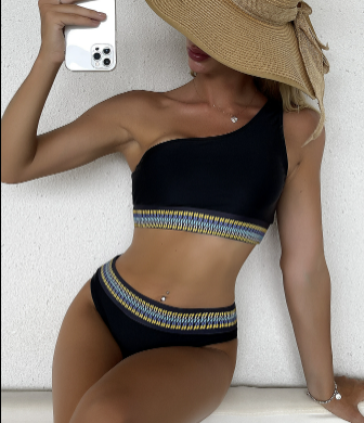 Bikini Estampado Europeo Americano para Mujer - Image 6