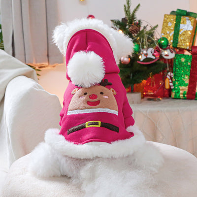 Ropa Festiva para Perros y Gatos - Conjunto Rojo Navideño - Image 6