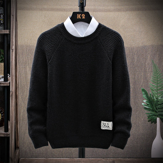 Suéter Casual de Manga Larga para Hombre - Estilo Moderno