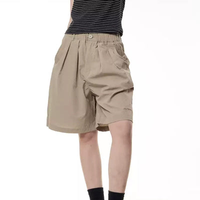 Shorts Retro de Cintura Elástica Unisex - Diseño Versátil y Cómodo - Image 2