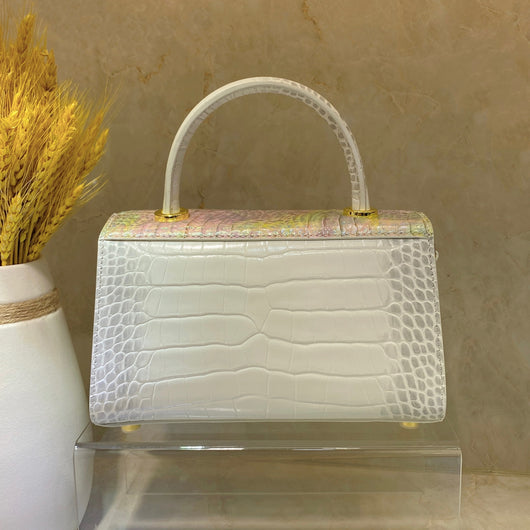 Bolso Cartera de Cuero Genuino con Patrón Pitón - Image 14