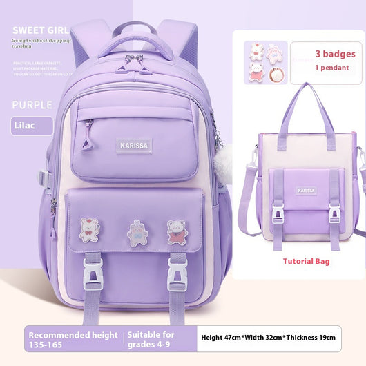 Mochila Escolar Impermeable de Tela Oxford para Niños - Image 21