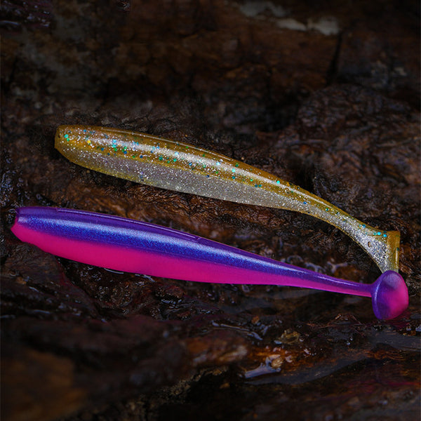 Gusano Artificial T-tail 55 75mm - Anzuelo de Pesca Realista