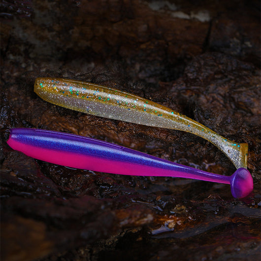 Gusano Artificial T-tail 55 75mm - Anzuelo de Pesca Realista