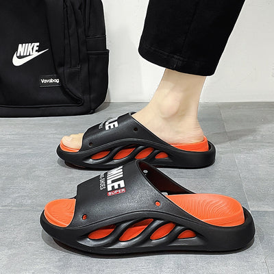 Pantuflas Deportivas Plataforma para Hombre - Comodidad Casual al Aire Libre - Image 16