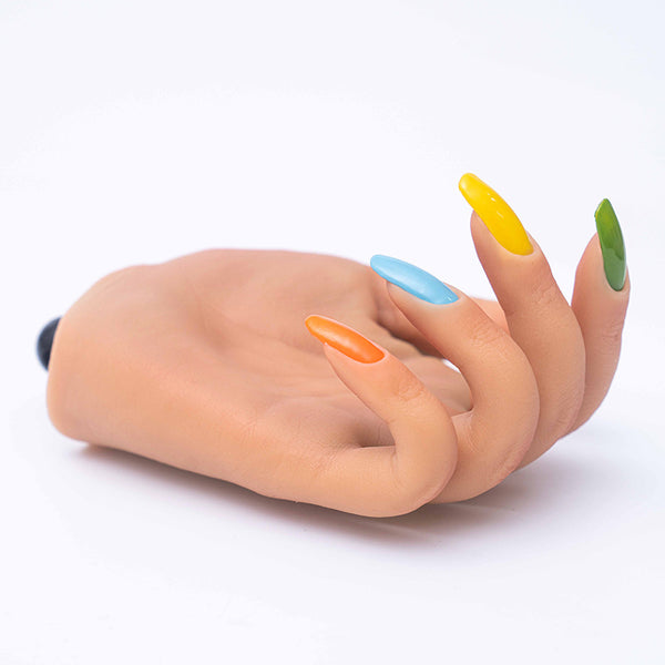 Mano de Práctica de Silicona para Manicura - Modelo Profesional