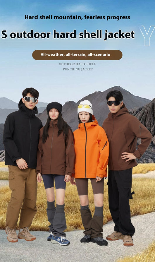 Chaqueta de Montaña Hard Shell Impermeable Transpirable para Alpinismo - Image 12