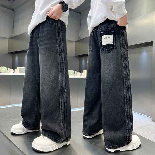 Pantalones Gruesos y Cálidos Estilo Coreano para Niños