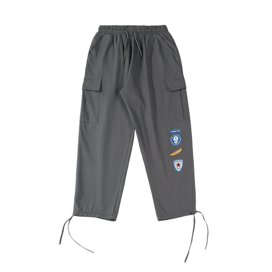 Pantalones Casuales Holgados con Cordón y Patrón Moderno - Image 9