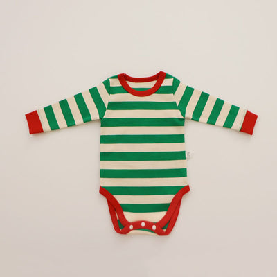 Conjunto de Romper a Rayas y Leggings para Bebé - Image 12