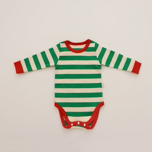 Conjunto de Romper a Rayas y Leggings para Bebé - Image 12